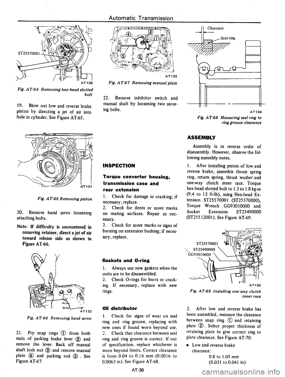 DATSUN 610 1975  Service Manual 