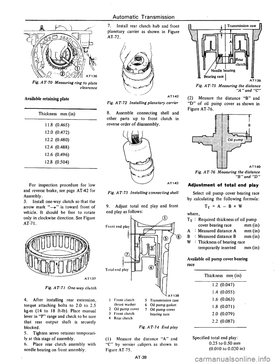DATSUN 610 1975  Service Manual 