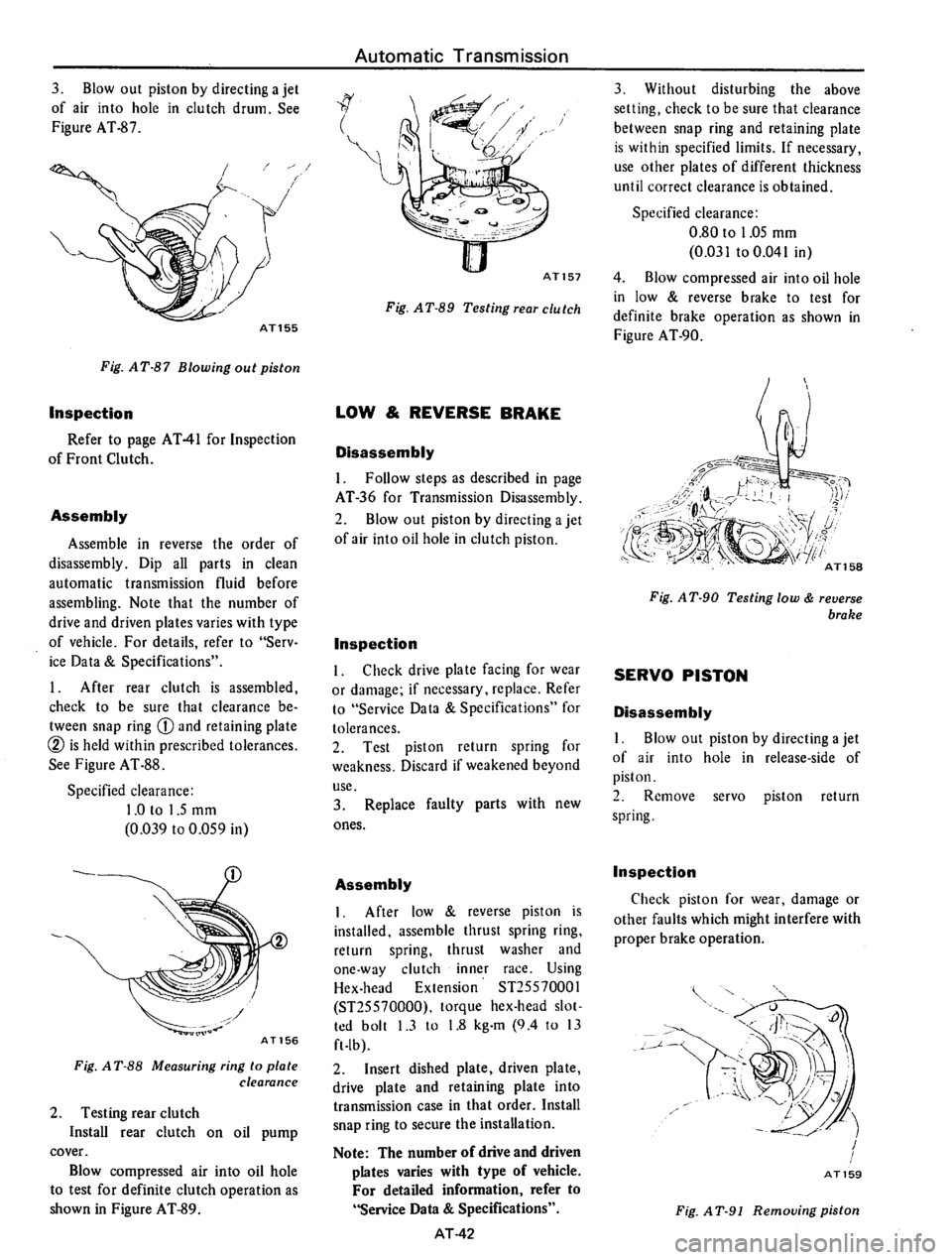 DATSUN 610 1975  Service Manual 