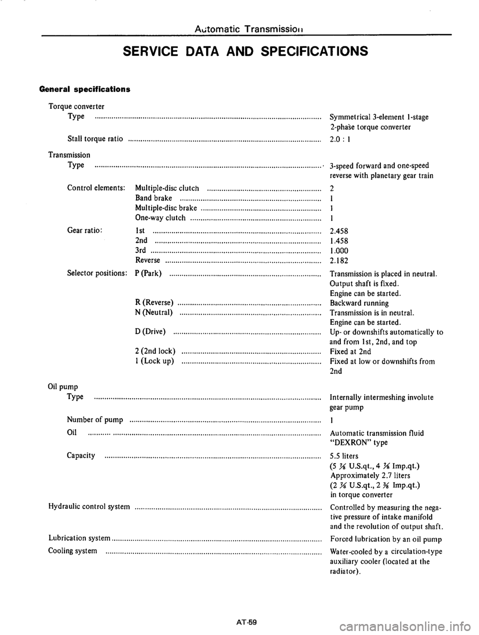 DATSUN 610 1975  Service Manual 