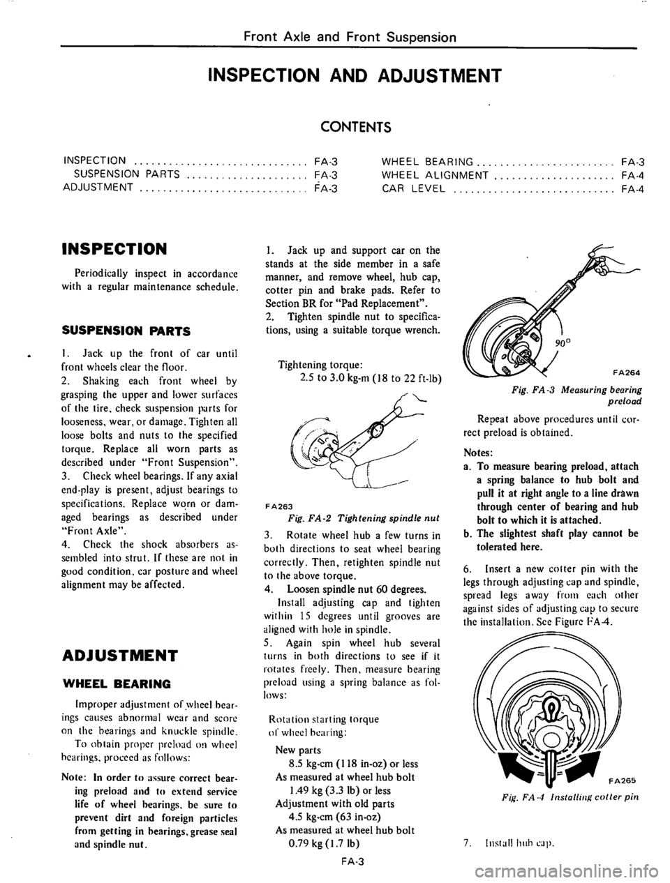 DATSUN 610 1975  Service Manual 