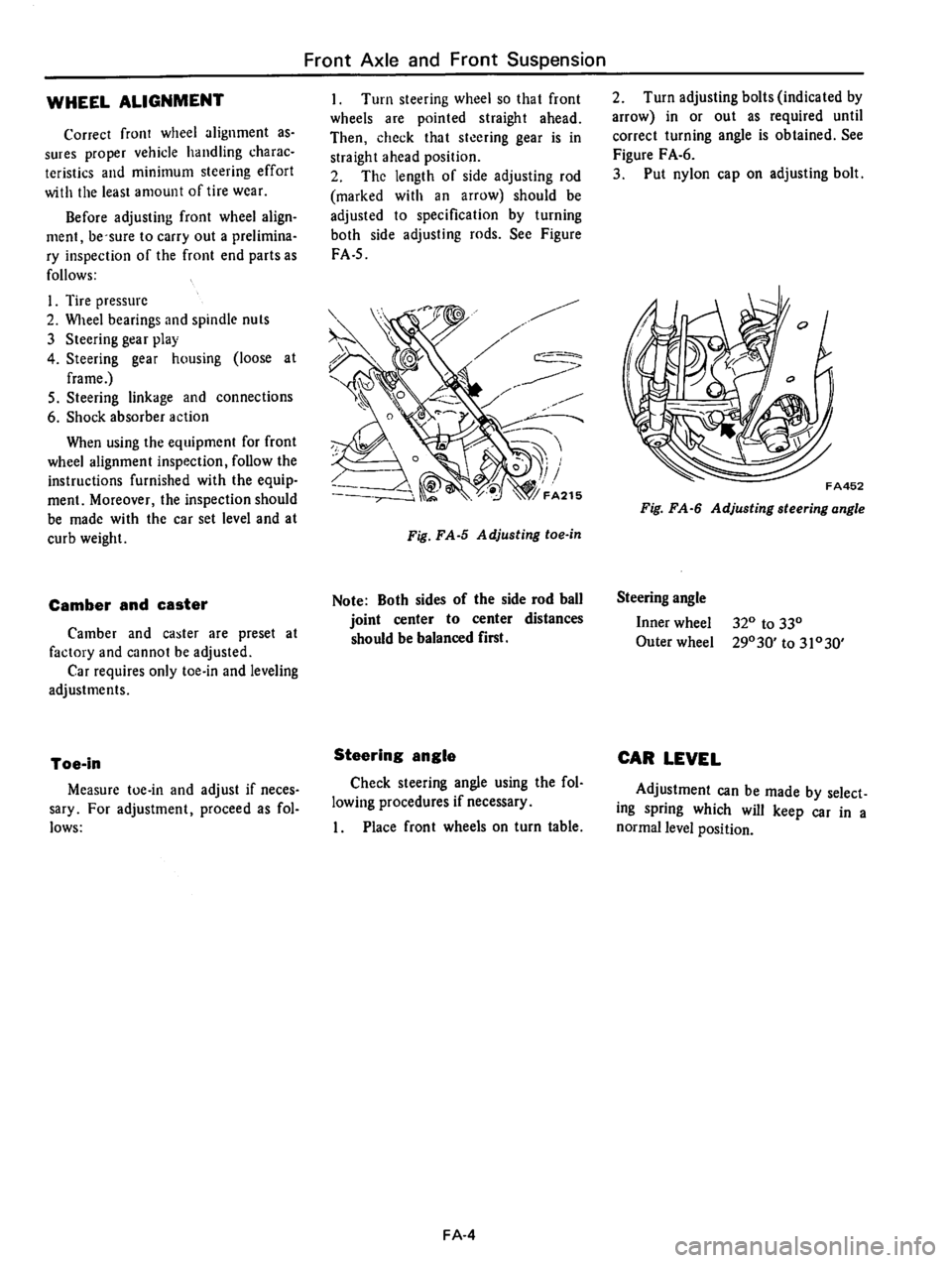 DATSUN 610 1975  Service Manual 