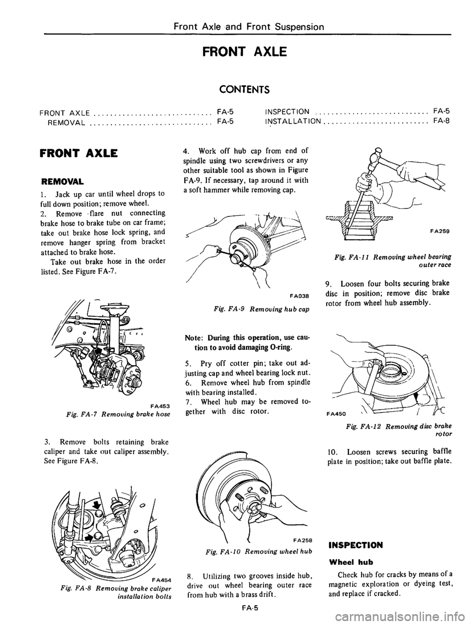 DATSUN 610 1975  Service Manual 
