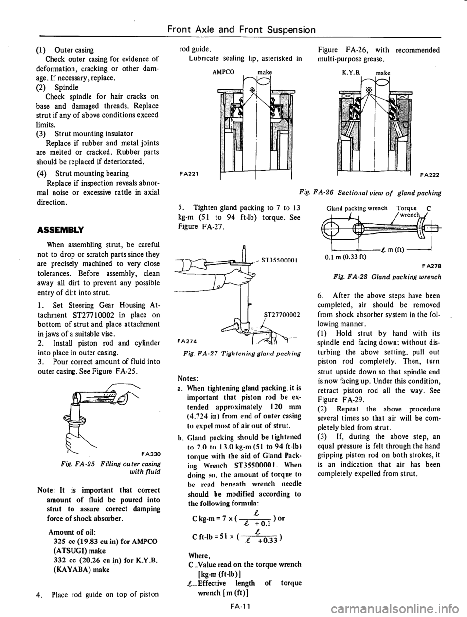 DATSUN 610 1975  Service Manual 
