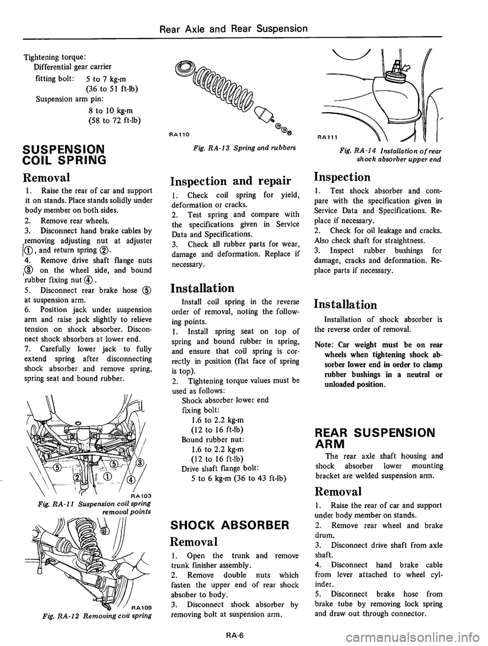 DATSUN 610 1975  Service Manual 
