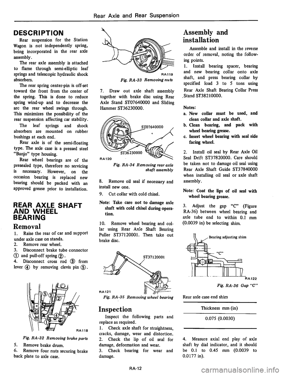 DATSUN 610 1975  Service Manual 