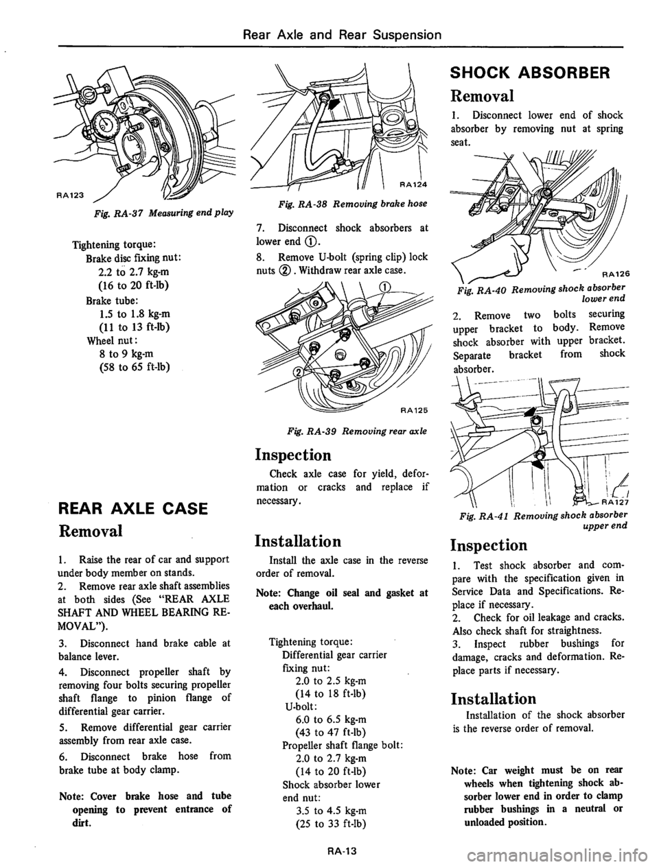 DATSUN 610 1975  Service Manual 