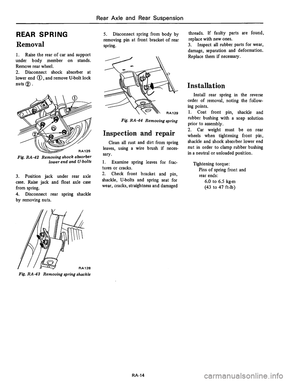 DATSUN 610 1975  Service Manual 