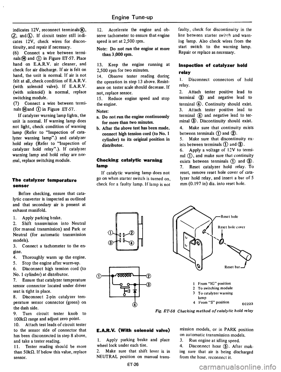DATSUN 610 1975  Service Manual 