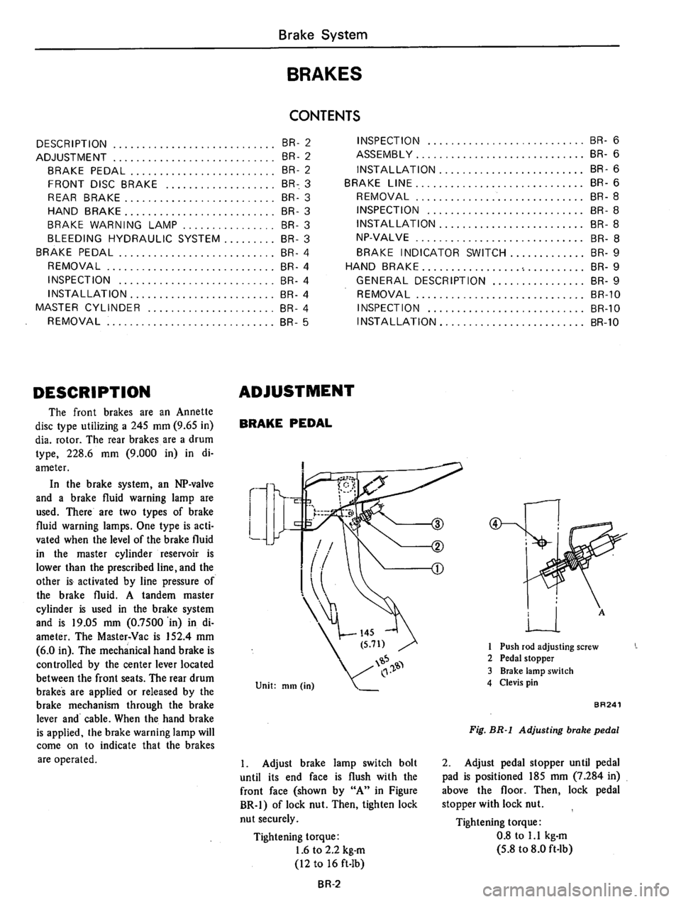 DATSUN 610 1975  Service Manual 