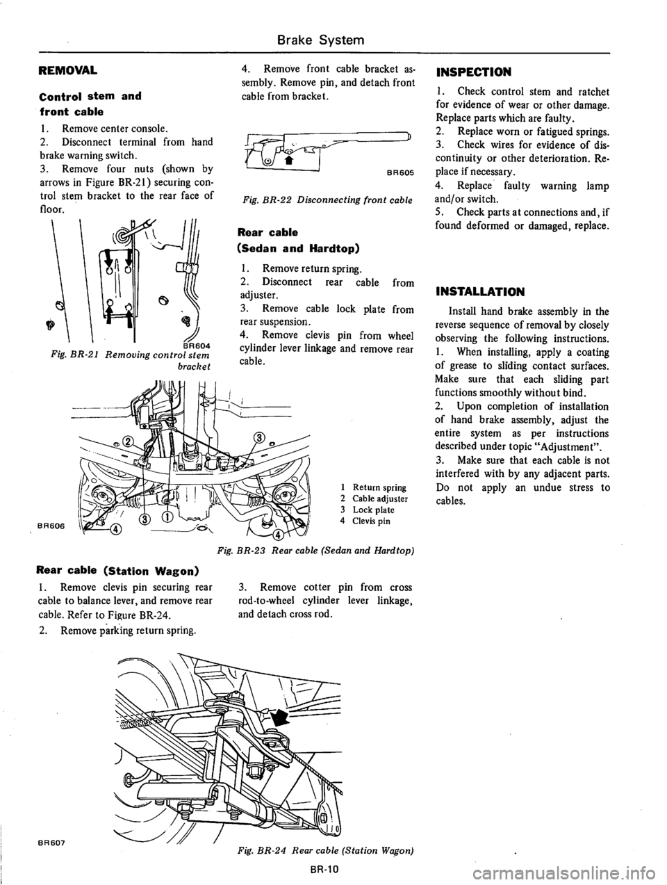 DATSUN 610 1975  Service Manual 