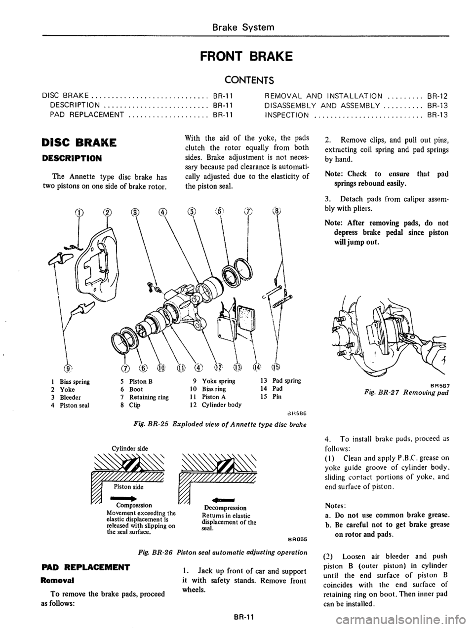 DATSUN 610 1975  Service Manual 