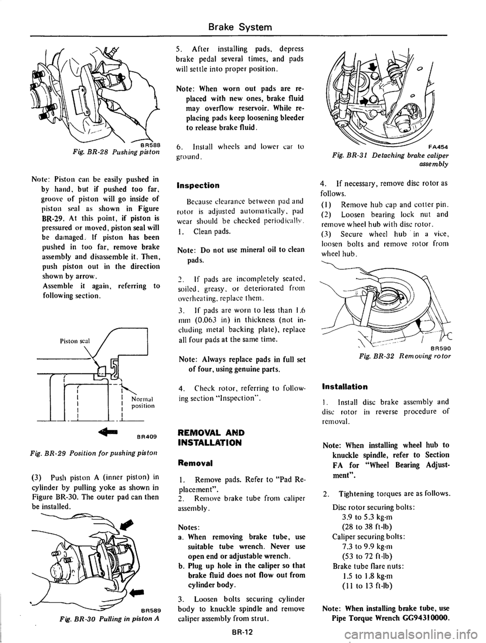DATSUN 610 1975  Service Manual 