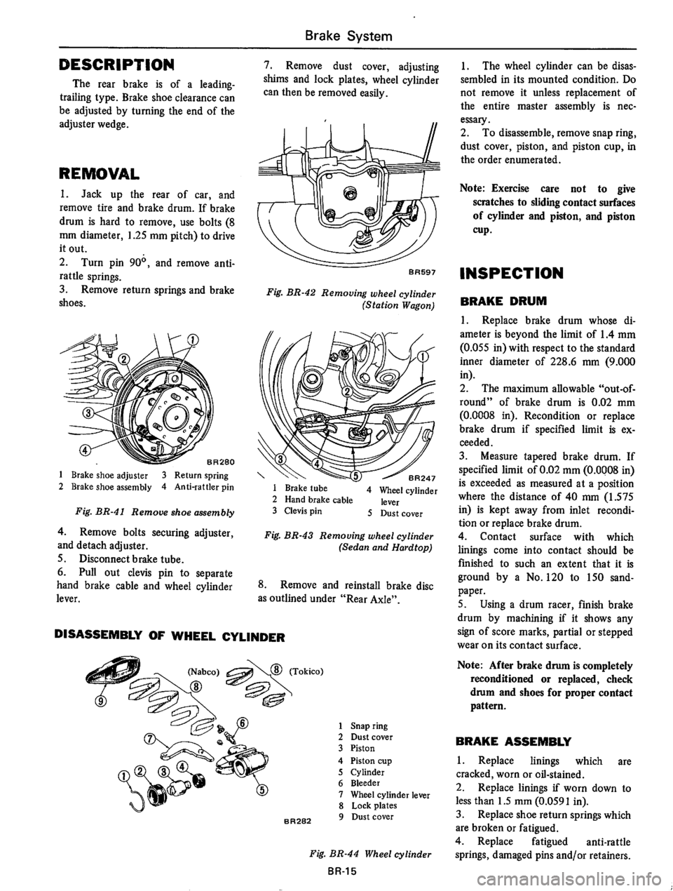 DATSUN 610 1975  Service Manual 