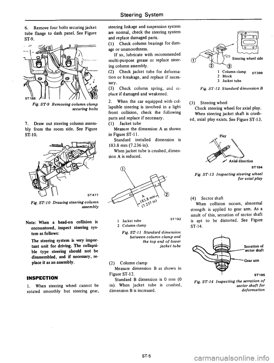 DATSUN 610 1975  Service Manual 