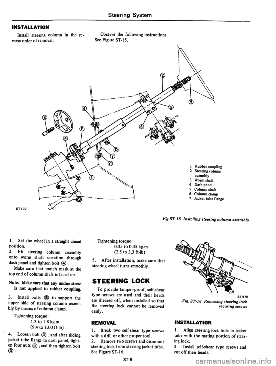 DATSUN 610 1975  Service Manual 