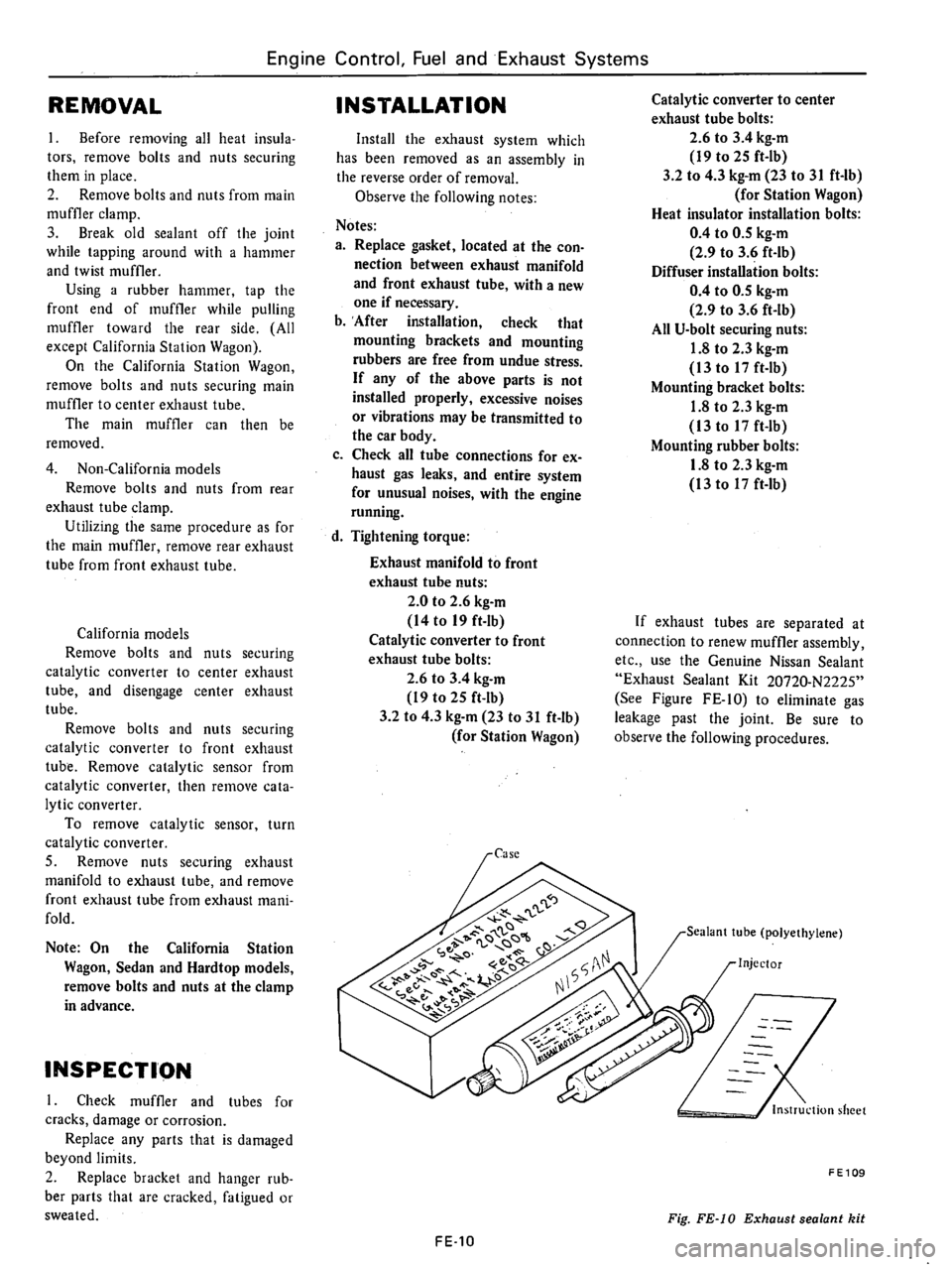 DATSUN 610 1975  Service Manual 