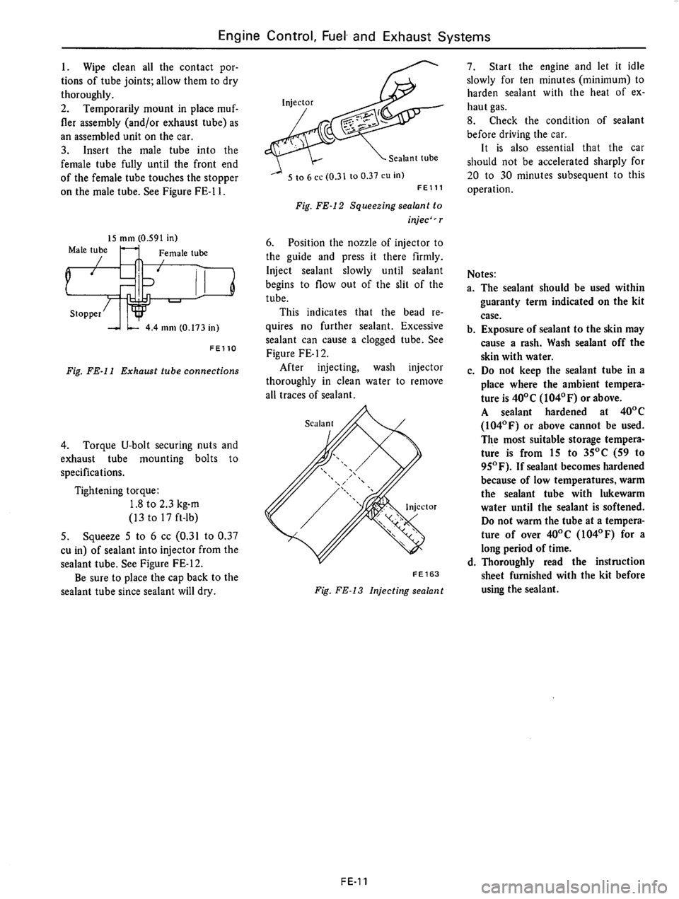 DATSUN 610 1975  Service Manual 