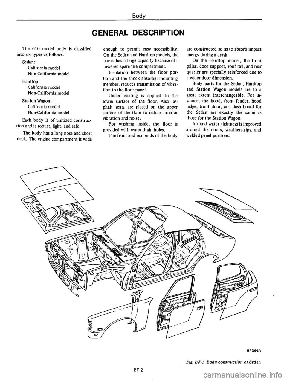 DATSUN 610 1975  Service Manual 