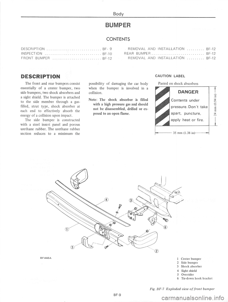 DATSUN 610 1975  Service Manual 