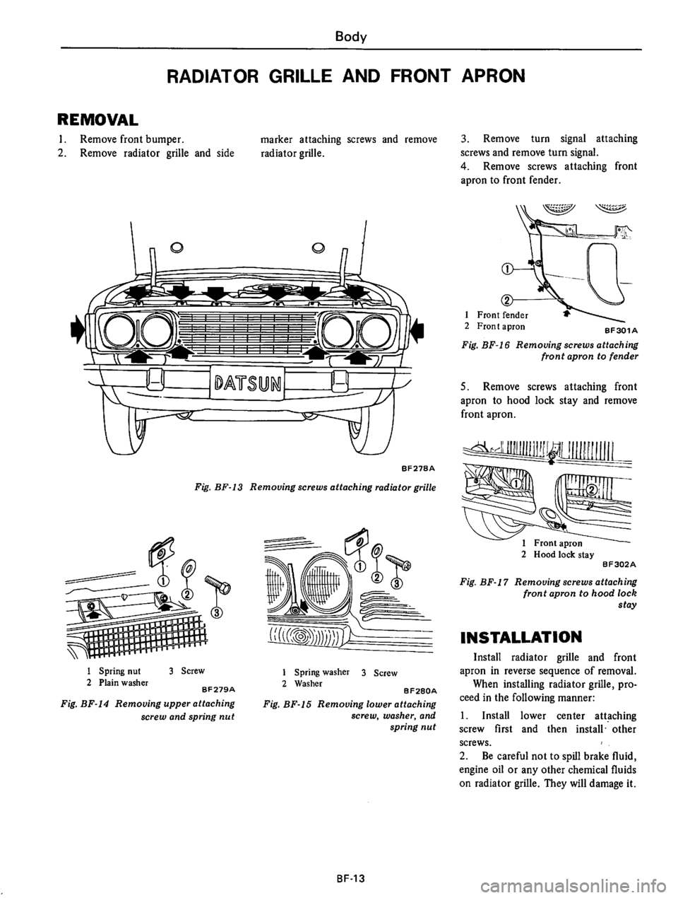 DATSUN 610 1975  Service Manual 