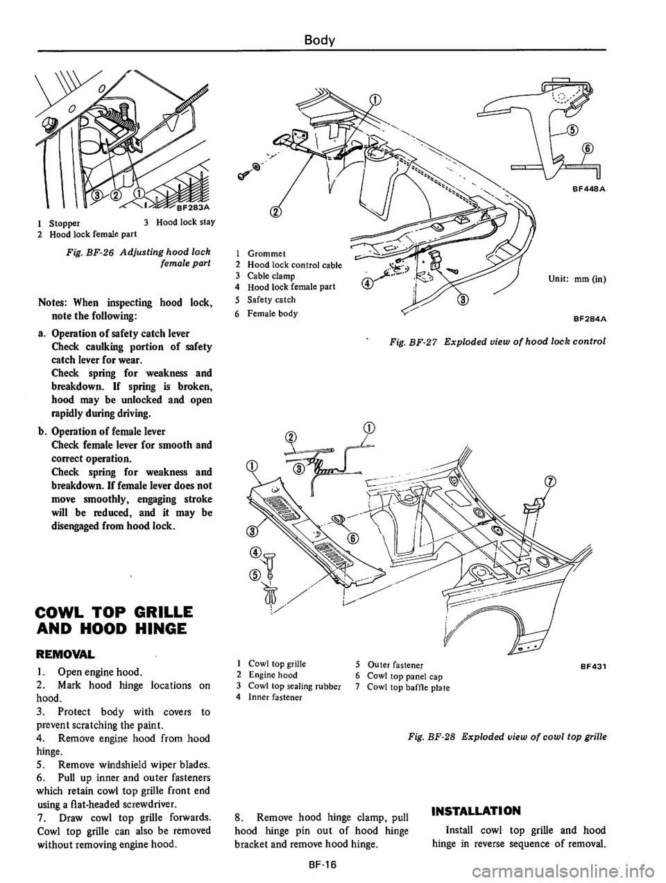 DATSUN 610 1975  Service Manual 