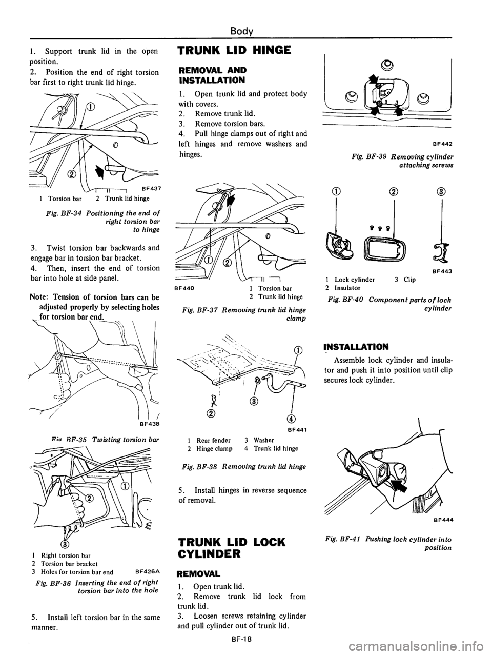 DATSUN 610 1975  Service Manual 