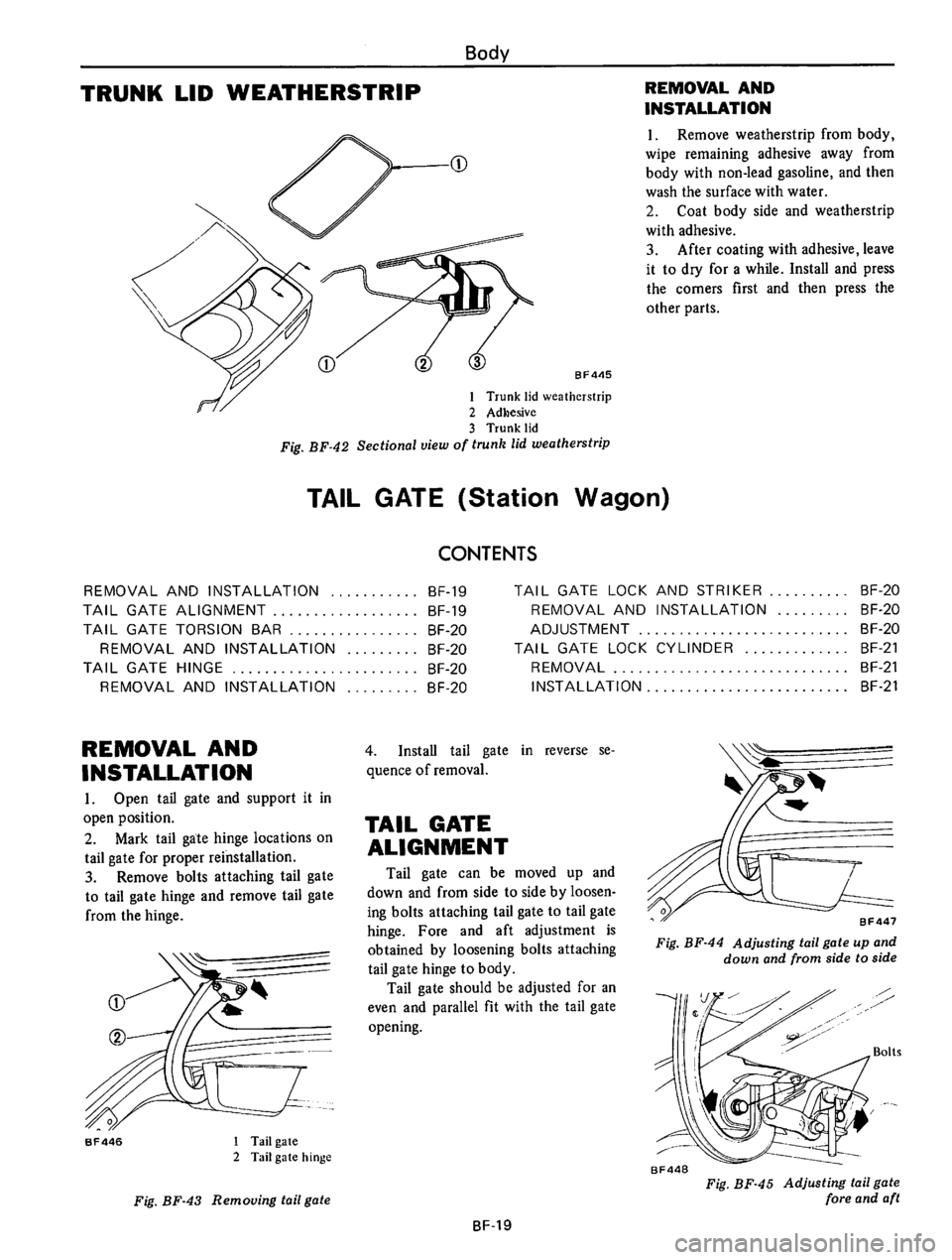 DATSUN 610 1975  Service Manual 