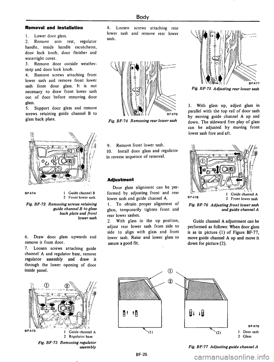 DATSUN 610 1975  Service Manual 