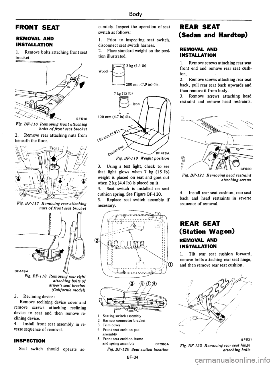 DATSUN 610 1975  Service Manual 