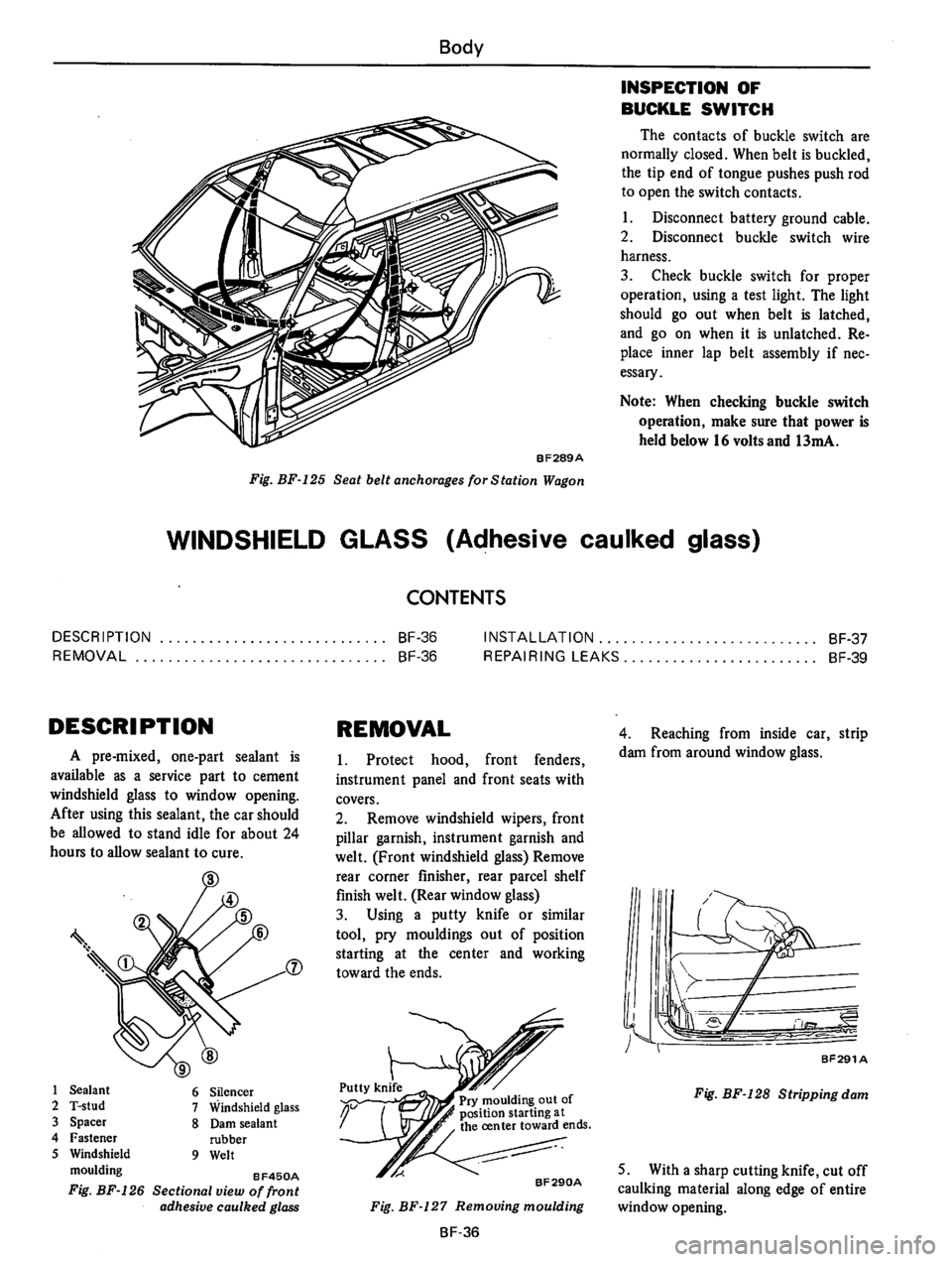DATSUN 610 1975  Service Manual 