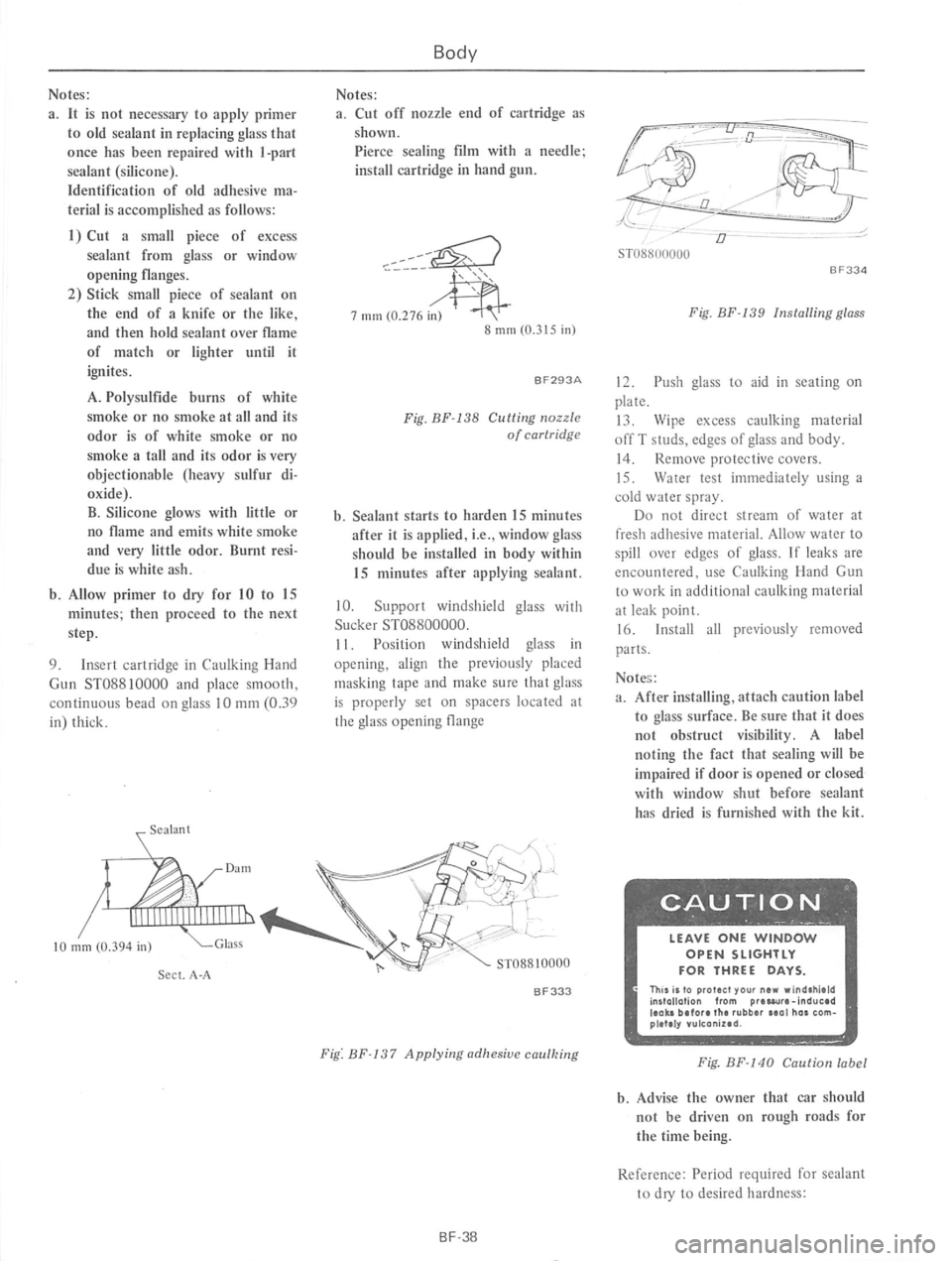 DATSUN 610 1975  Service Manual 