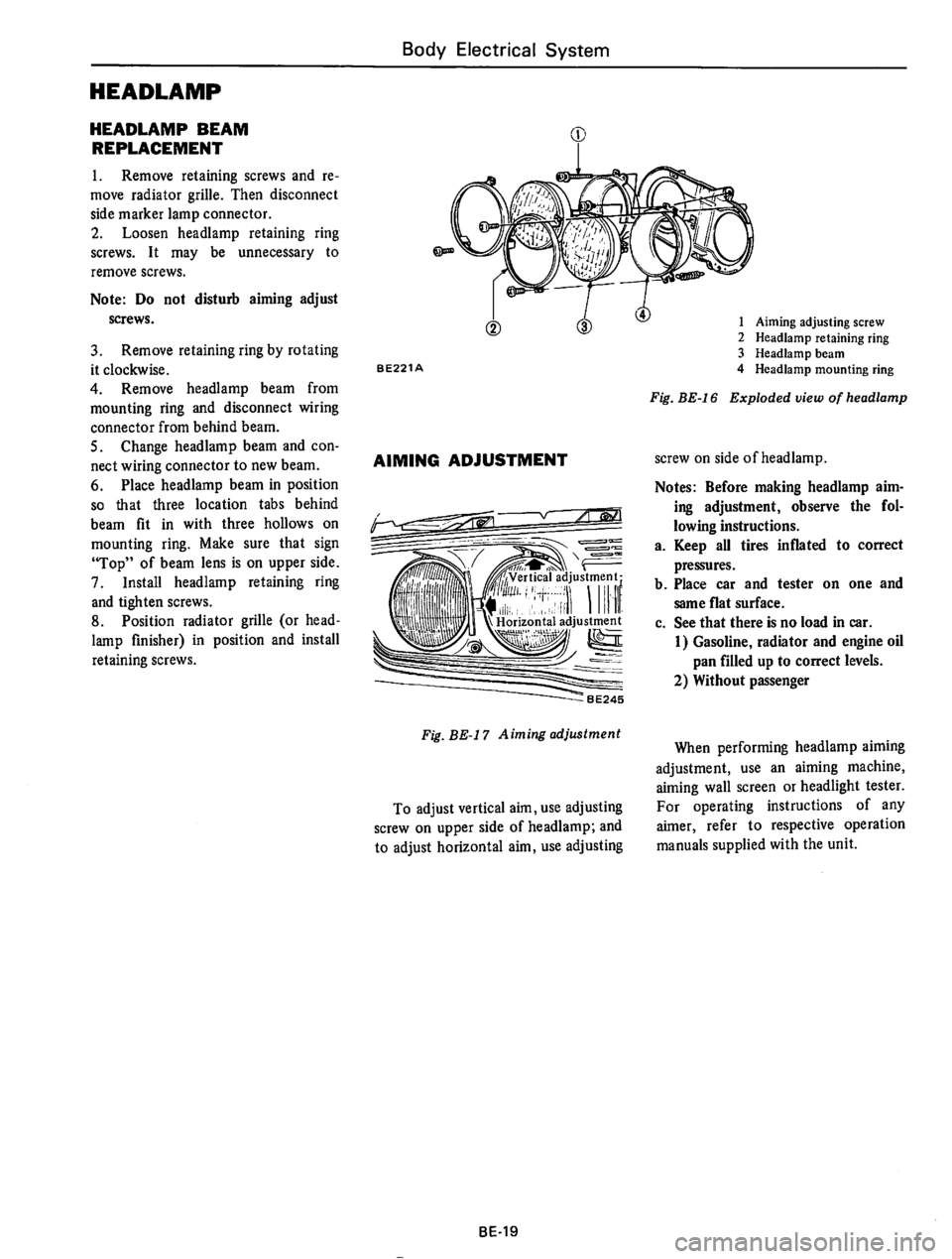 DATSUN 610 1975  Service Manual 
