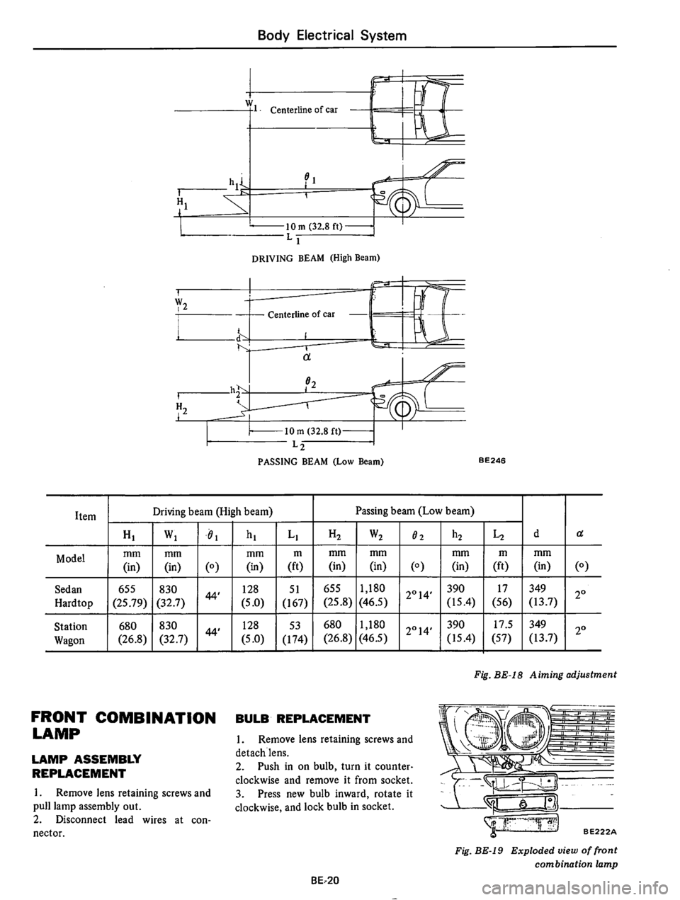 DATSUN 610 1975  Service Manual 