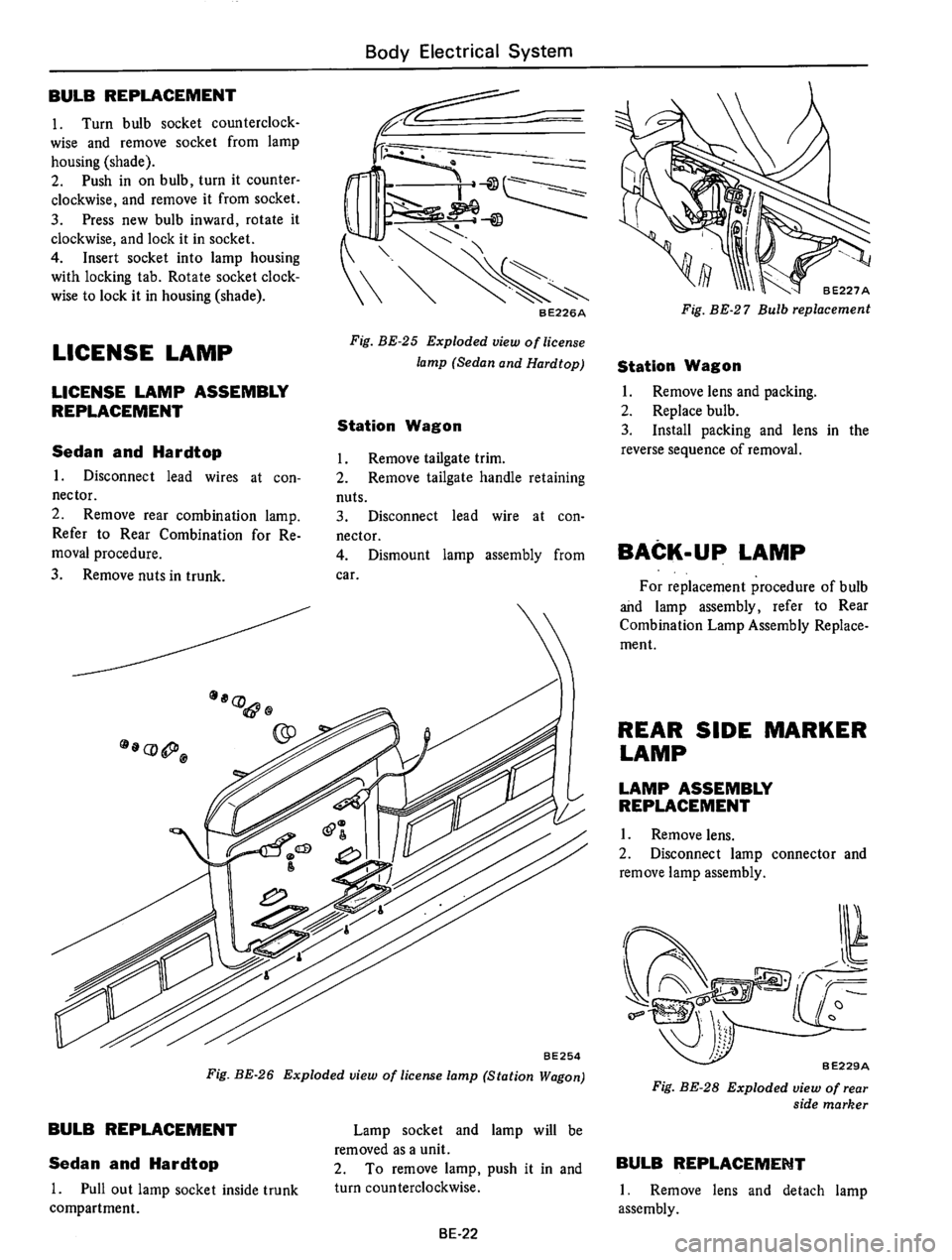 DATSUN 610 1975  Service Manual 