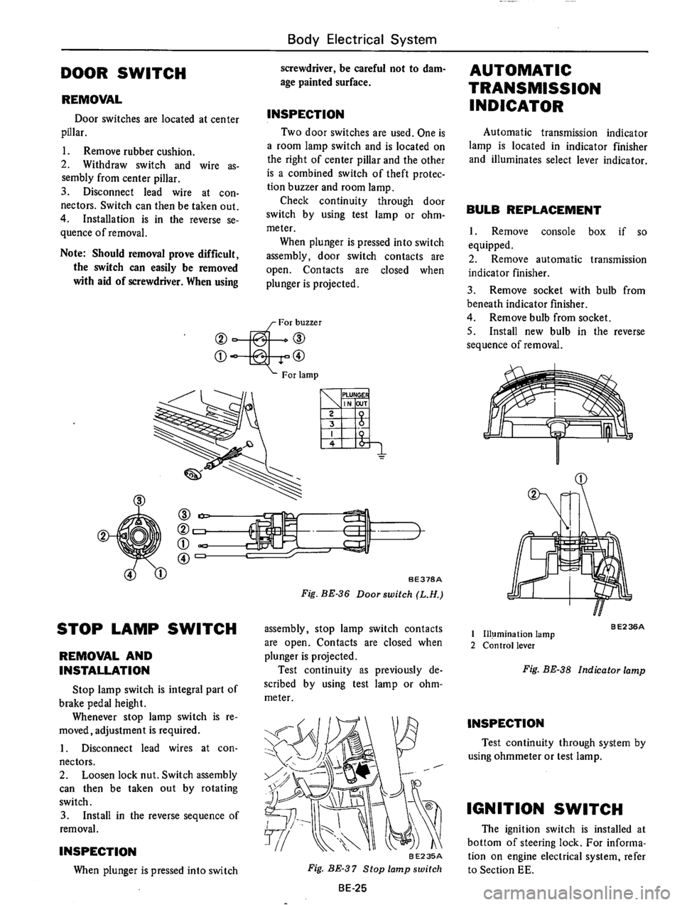 DATSUN 610 1975  Service Manual 
