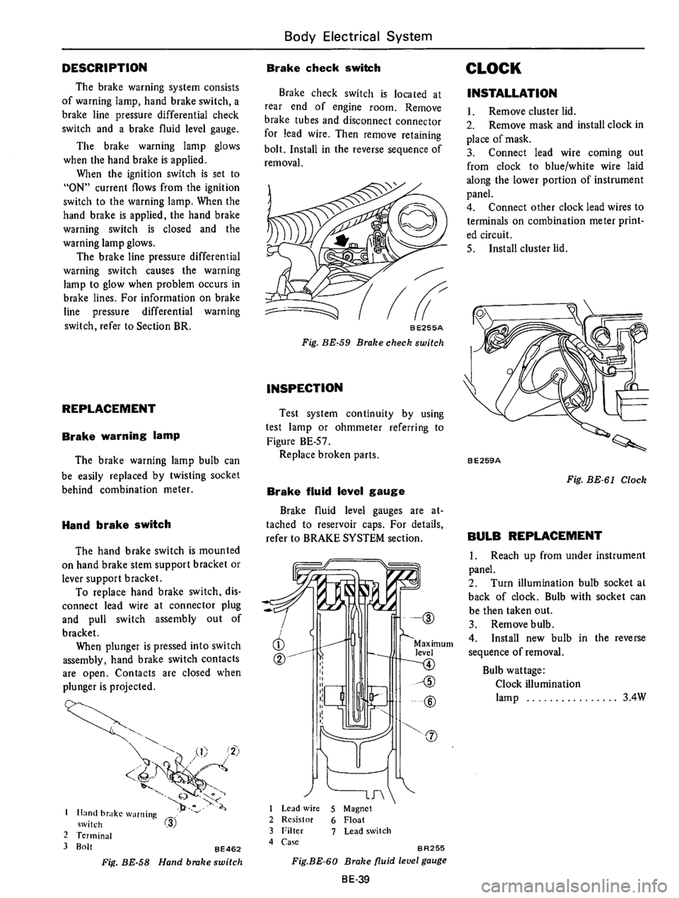 DATSUN 610 1975  Service Manual 