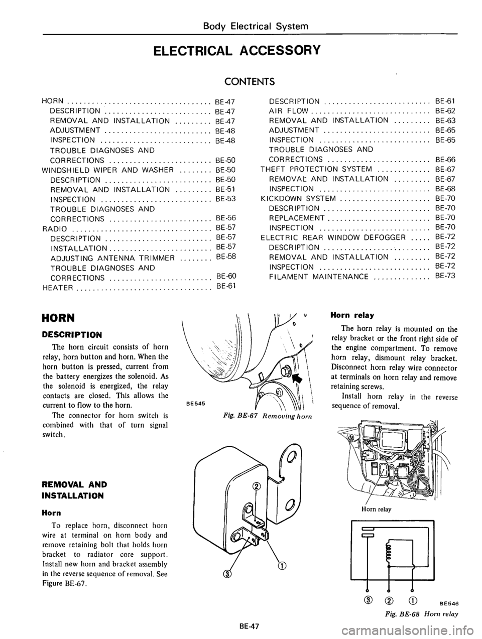DATSUN 610 1975  Service Manual 