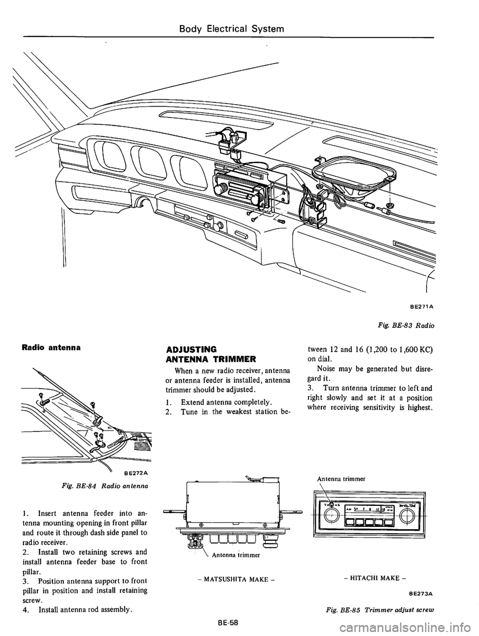 DATSUN 610 1975  Service Manual 