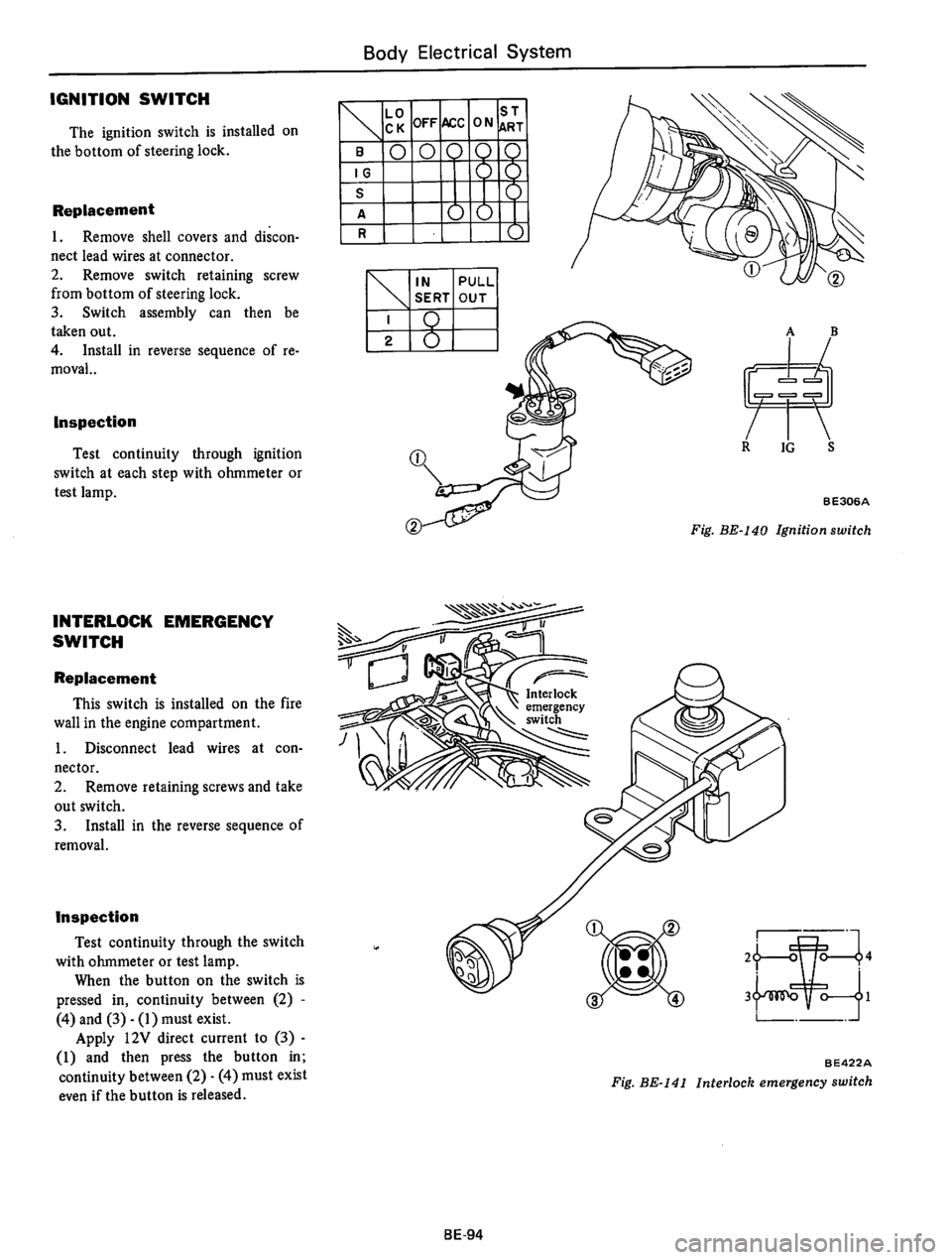 DATSUN 610 1975  Service Manual 