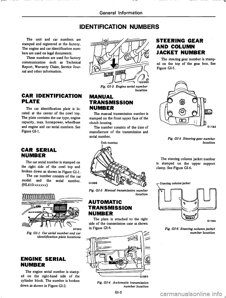 DATSUN 610 1975  Service Manual 