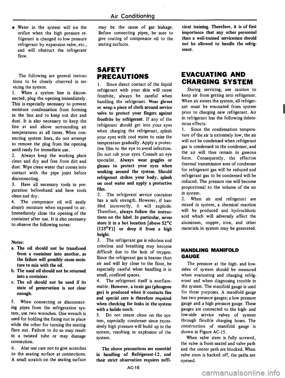 DATSUN 610 1975  Service Manual 