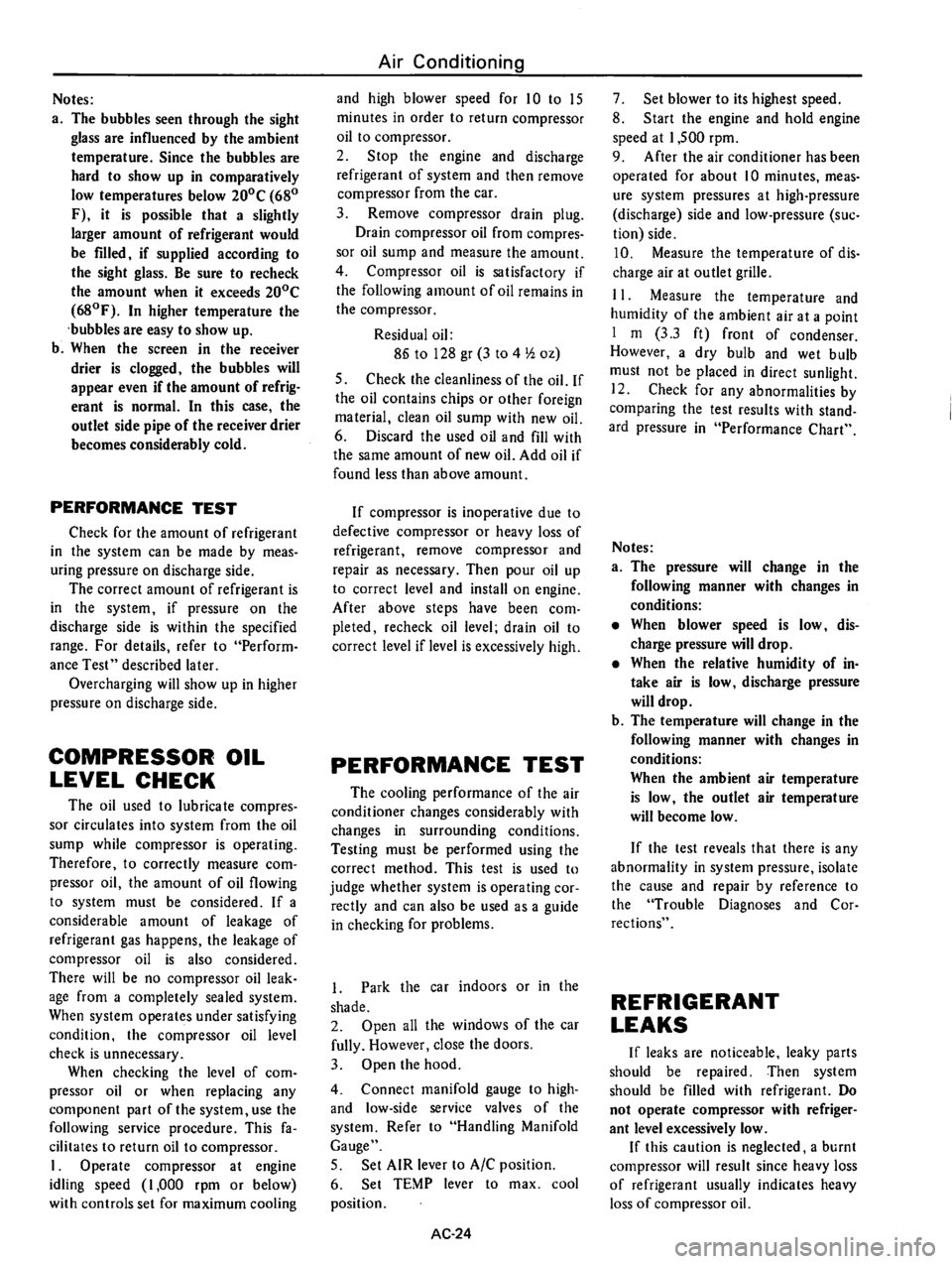 DATSUN 610 1975  Service Manual 
