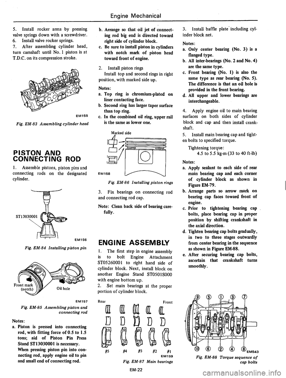 DATSUN 610 1975  Service Manual 