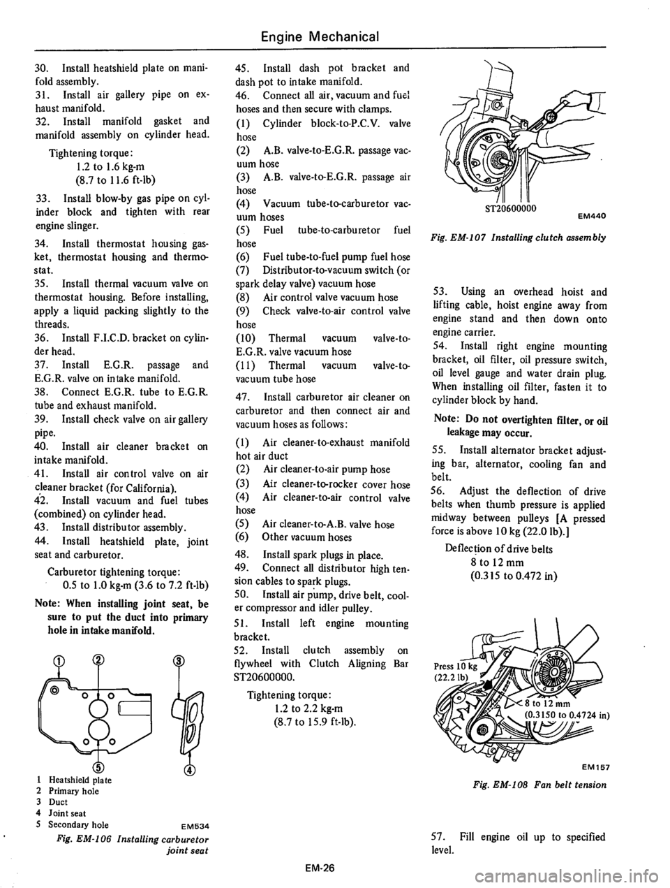 DATSUN 610 1975  Service Manual 