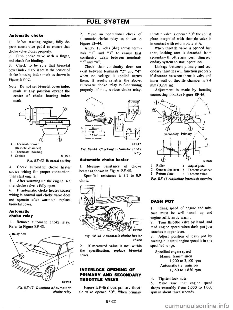 DATSUN 610 1976  Service Manual 