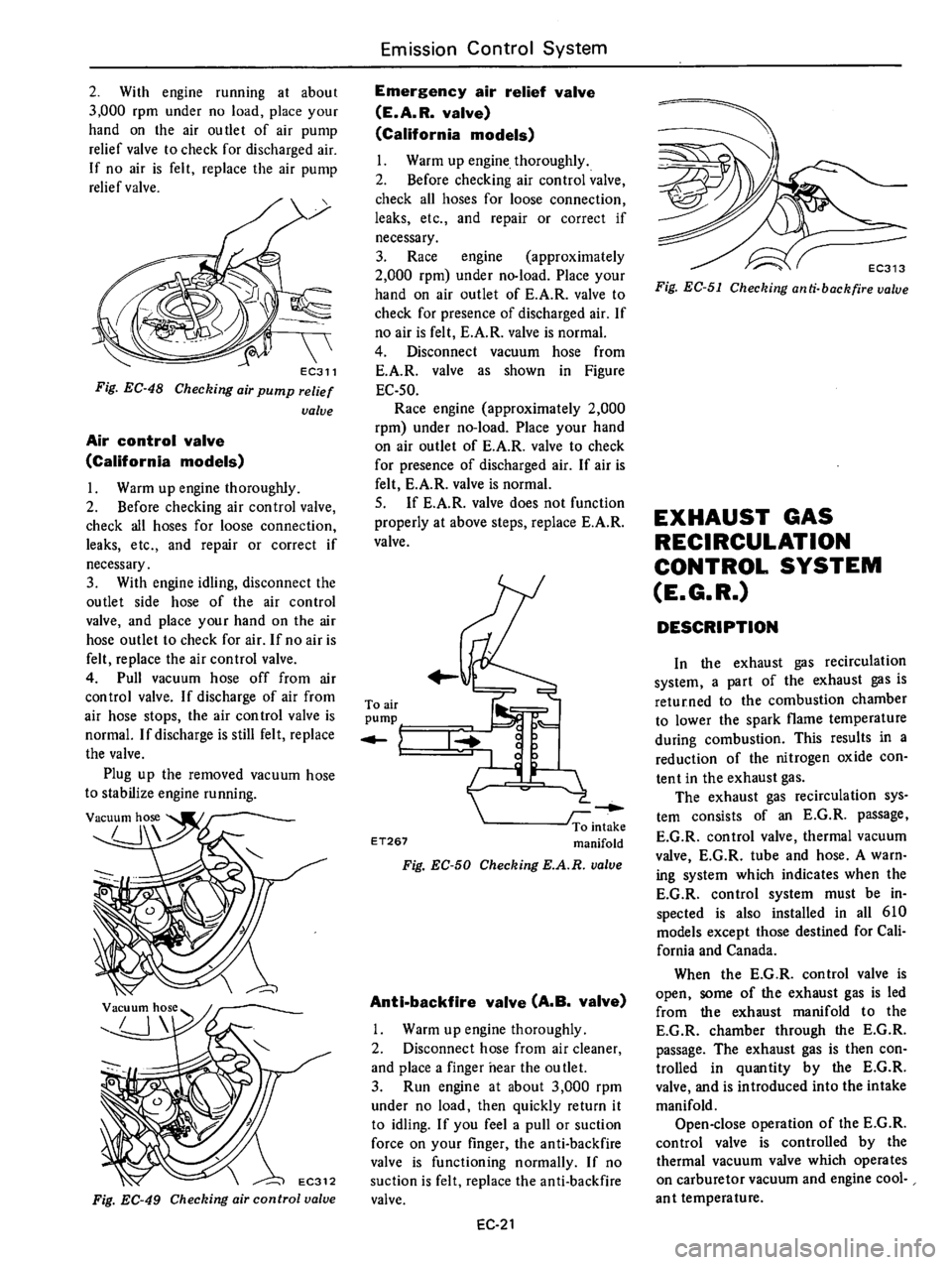 DATSUN 610 1976  Service Manual 