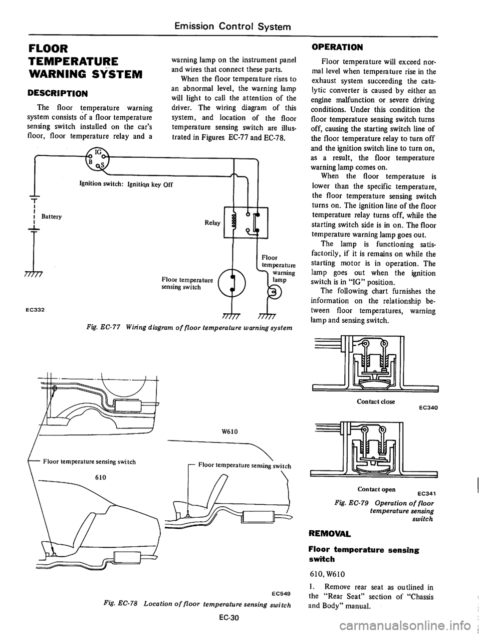 DATSUN 610 1976  Service Manual 