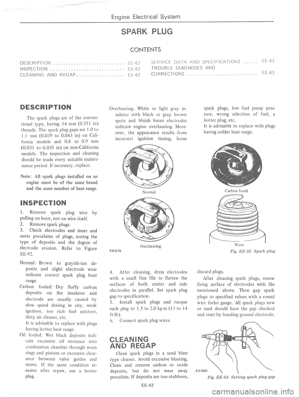 DATSUN 610 1976  Service Manual 
