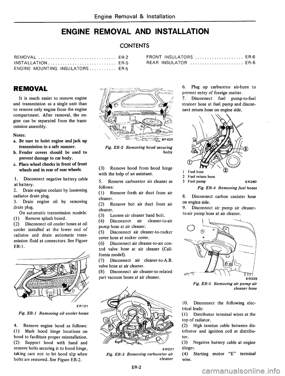 DATSUN 610 1976  Service Manual 
